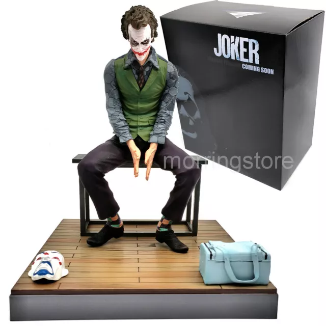 DC Comics Batman Dark Knight Heath Ledger Joker Chair Action Figure 1/6th Boxed