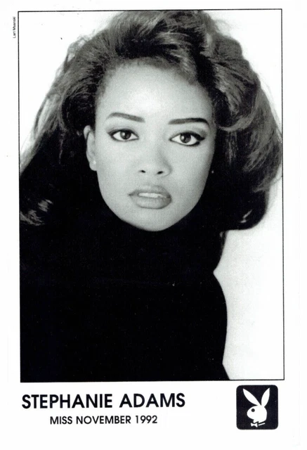 Vintage Stephanie Adams 90's Portfolio, Head Shot, Resume, B & W 5-1/2" x 8-1/2"