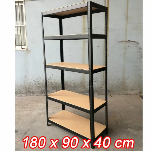 Garage Shelves Shelving 5 Tier Unit Racking Boltless Heavy Duty Storage Shelf