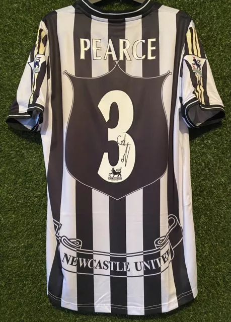 Stuart Pearce Signed Newcastle United 97-99 shirt - comes with a COA - England