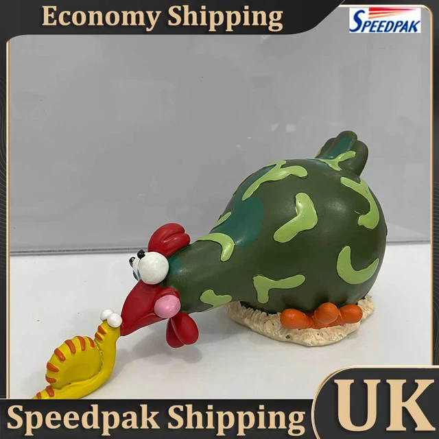 NEW Resin Chicken Statue Funny Cute Chick Figurine Animal Art Sculptures (F)