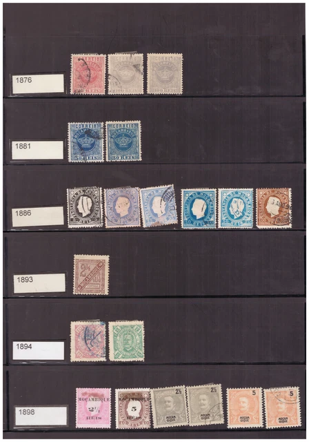 Portugiesische Kolonie Mocambique: umfangreiche wertvolle Sammlung 1876-1987