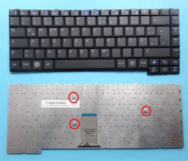 Original Tastatur Samsung NP-R40 R40 NP-R40Plus R39 NP-R39 Keyboard DE QWERTZ