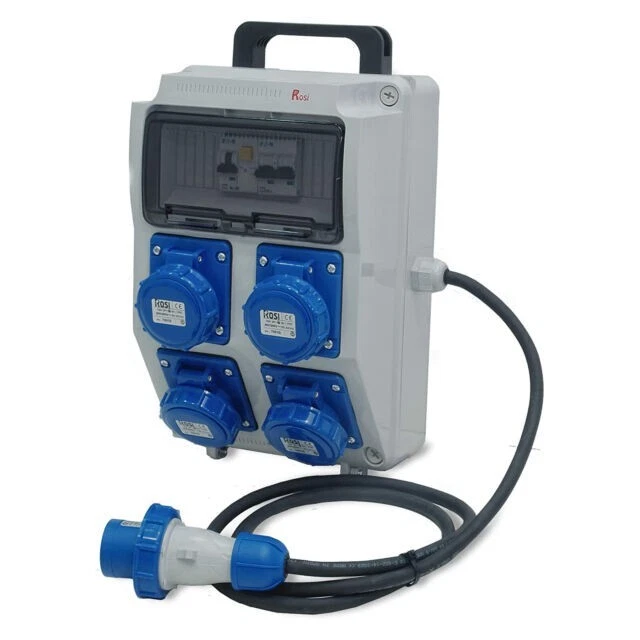 ROSI 2240E Quadro Mobile da Cantiere ASC IP55 16A 230v 03KW 4 Prese Industriali
