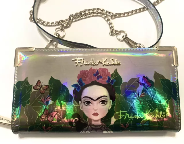 FRIDA KAHLO CARTOON SERIES PURSE CROSSBODY BAG WITH CHAIN STRAP-(Frida & Monkey) FRIDA KAHLO CARTOON SERIES PURSE CROSSBODY BAG WITH CHAIN STRAP-(Frida & Monkey)