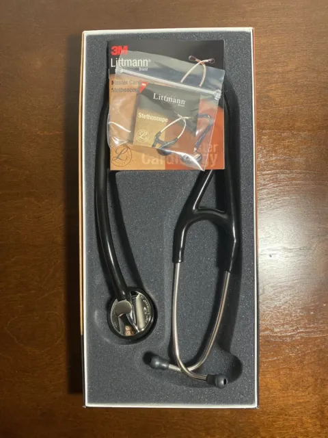 Master Cardiology Stethoscope Black/Silver - Littmann