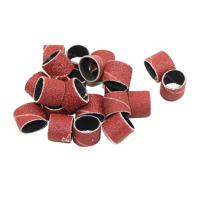 Anello abrasivo carta vetrata spina abrasiva mandrino 10 pz testa abrasiva