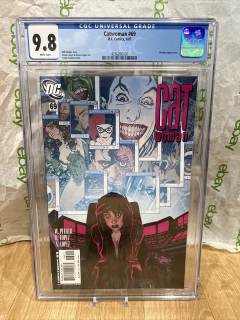 Catwoman #69 (2007) DC CGC 9.8 White Adam Hughes Cover New Slab Comic