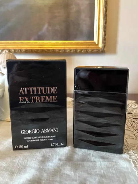 Attitude Extreme Giorgio Armani EDT Pour Homme 50 ml Natural Spray USED 95% LEFT