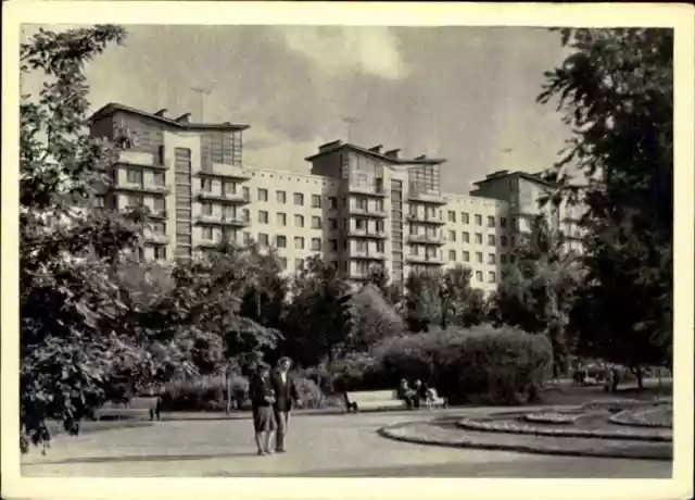 LENINGRAD 1965 Vintage Postcard Russland Häuser Flats Decembrists Island AK