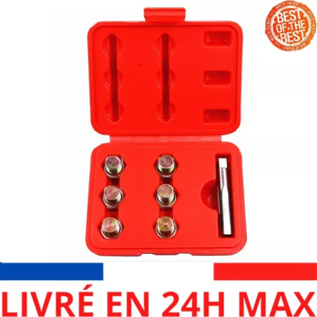 Kit de réparation de filetage 64 pièces Bouchon de vidange d'huile M13 -  M20