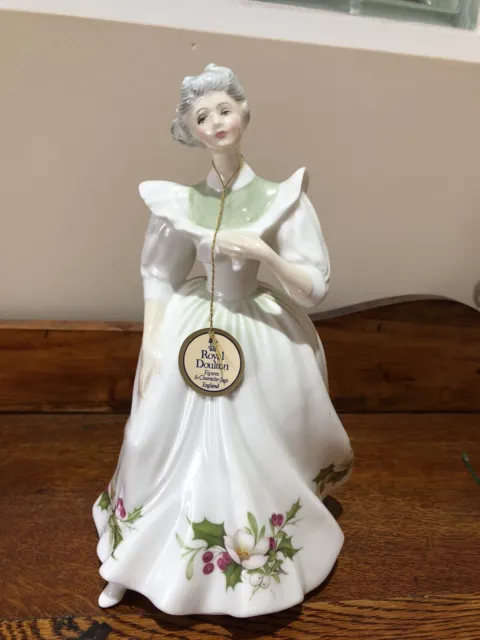 1987 Royal Doulton HN2696 Figure of the Month DECEMBER Made in England