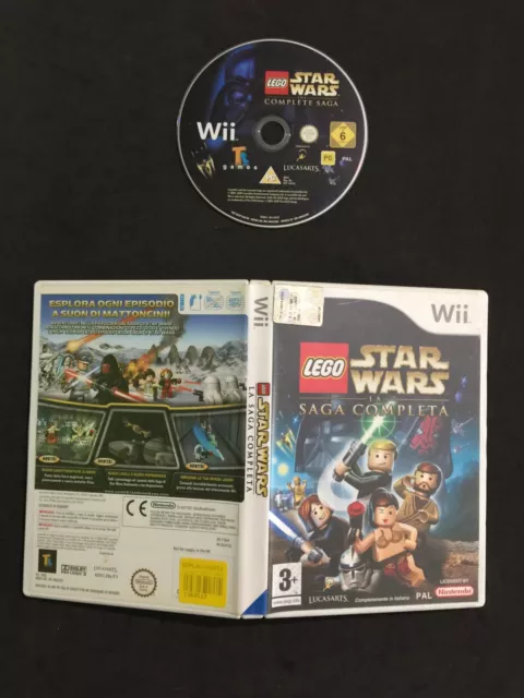 Lego Star Wars La Saga Completa Wii Wii Nintendo Wii U Wiiu Usato Italiano Pal