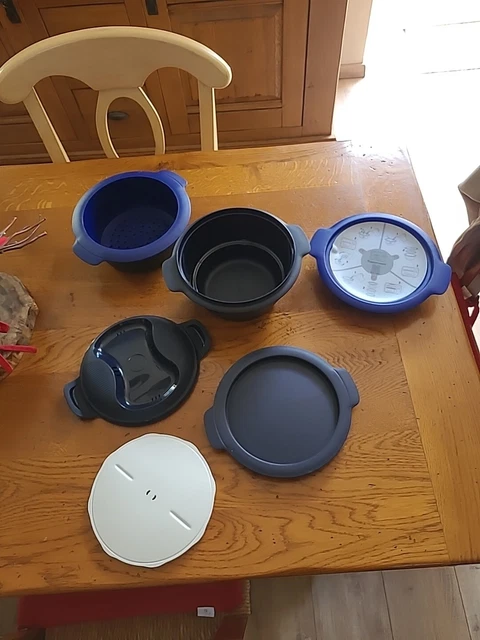 Tupperware icro Urban Vapeur icro-Ondes Bleu Foncé, 3L