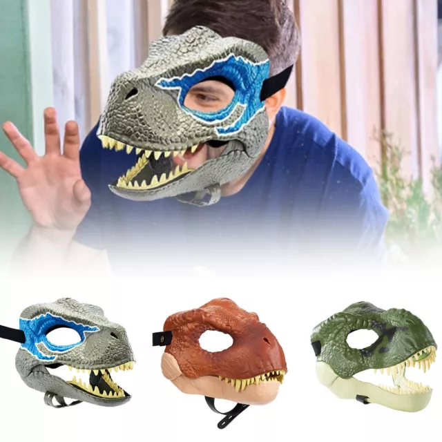 Dino Mask Movable Dragon Mask-tyrannosaurus Rex Creepy Mask, Latex Creppy  Cosplay Mask Costume Party Birthday