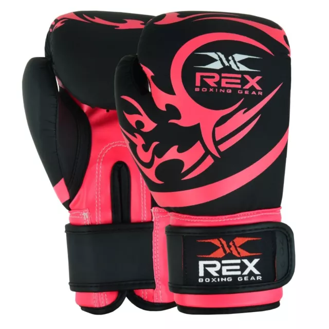 Kids Boxing Gloves Professional Training Muay Thai MMA Punch Bag Sparring4oz 6oz 3