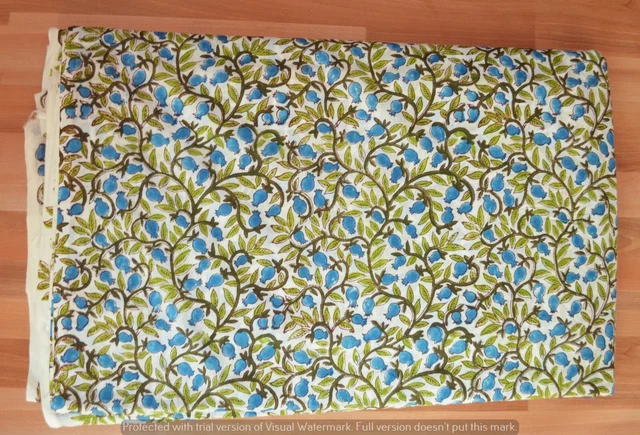 Tissu Imprimé Femme Fabrication de Robes Couture Coton Handmade Artisanat Bloc