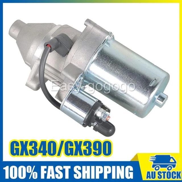 Electrical Starter Motor, GX390 Safe Wear Starter Motor Convenient for Gasoline Generator Parts