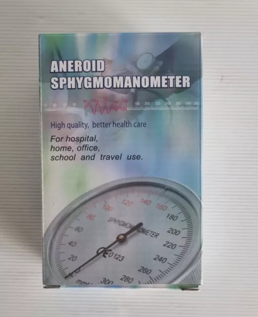 Handheld Aneroid Sphygmomanometer blood pressure cuff #SUD4