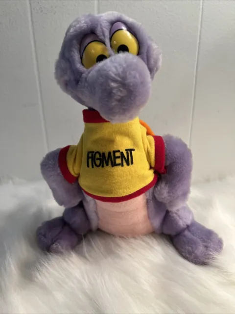 Disney, Toys, 8s Vintage Figment Stuffed Animal From Walt Disney World  Epcot