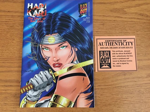 HARI KARI: THE Diary Of Kari Sun #1/2 - Signed With Coa!! Vf+!! $7.99