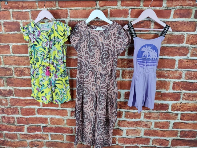 Girls Bundle Age 6-7 Years Next Matalan Culotte Playsuit Jumpsuit Party 122Cm