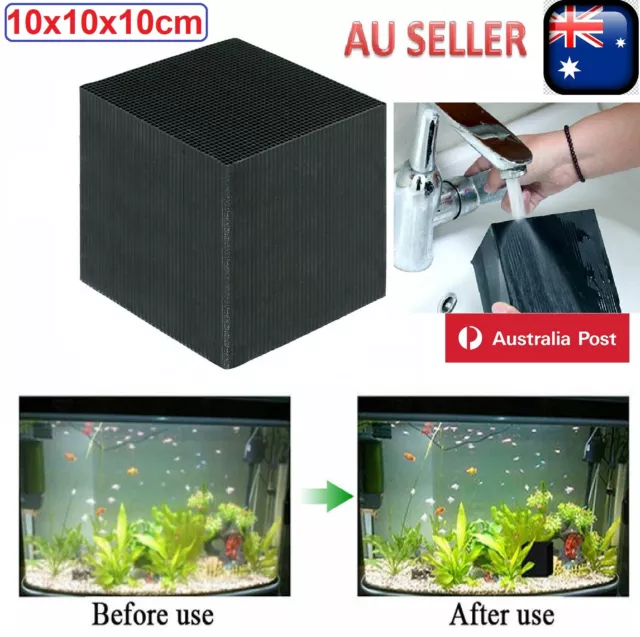 Eco-Aquarium Carbon Filter Fish Tank Water Aquarium Cleaner Purifier Grid Cube