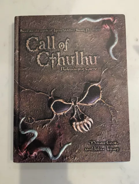 Call of Cthulhu Hardcover Core Rulebook Monte Cook D20 Roleplaying