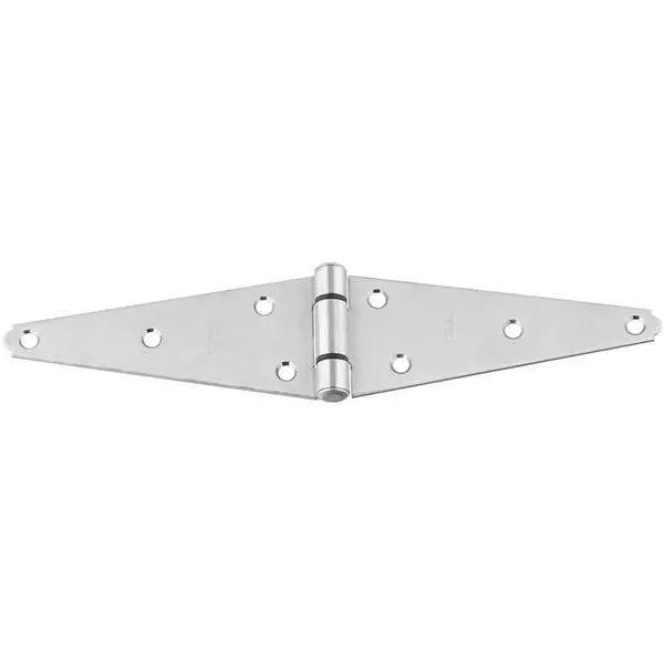 2 Pk Stainless Steel 2.43" High X 6" Long Barn Shed Door Strap Hinge N342485