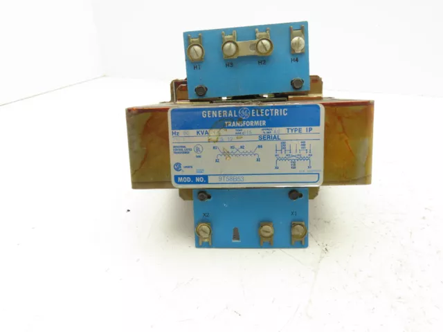 General Electric 9T58B53 Transformer 1.5KVA 1 Phase Type IP 60Hz