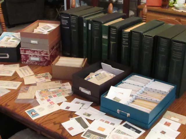 Worldwide Stamp Collection - Estate Find - Mint, Used, Old - 650+ Stamps, $400+