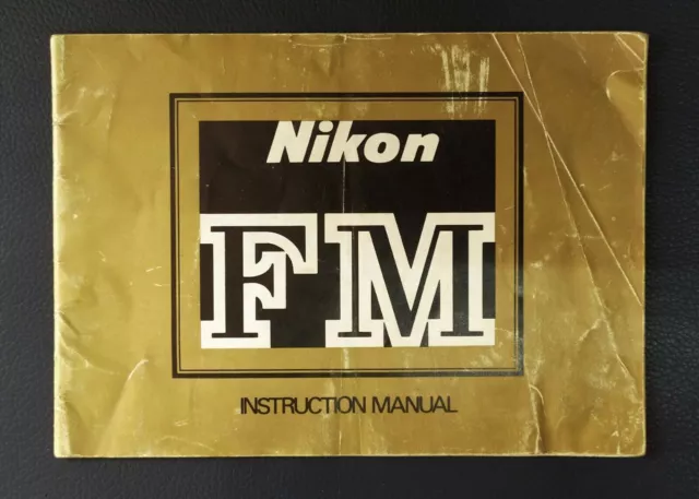 Libro de instrucciones de Nikon FM Manual de uso Libro de guía Cámara vintage