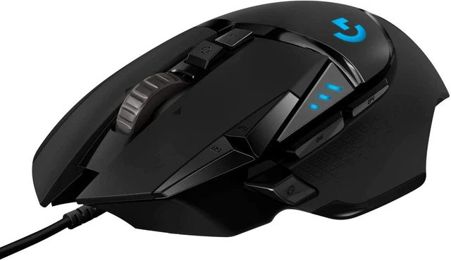 Logitech G502 HERO High-Performance Gaming-Maus HERO 25K DPI optischem Sensor