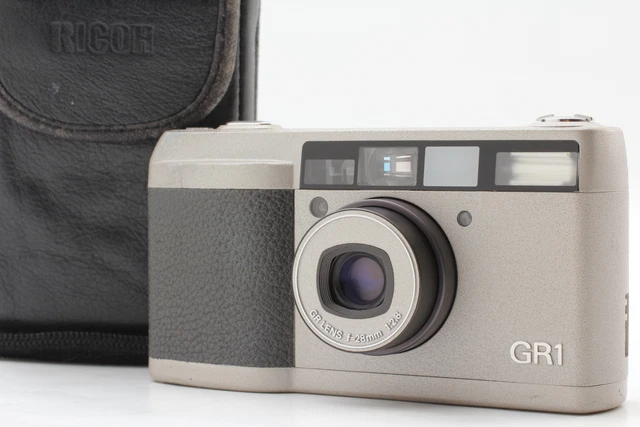 LCD Work!! [N MINT in Case] Ricoh GR1 Point & Shoot 35mm Film Camera From JAPAN