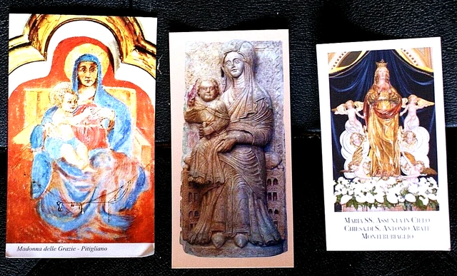 3 Santini Madonna Grazie Pitigliano-Assunta Monterubiaglio-Fornaci Sulmona
