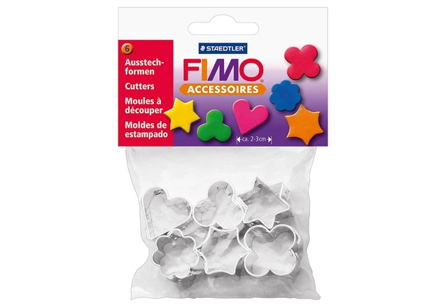 Moldes de corte metálico STAEDTLER Fimo 6 ud.