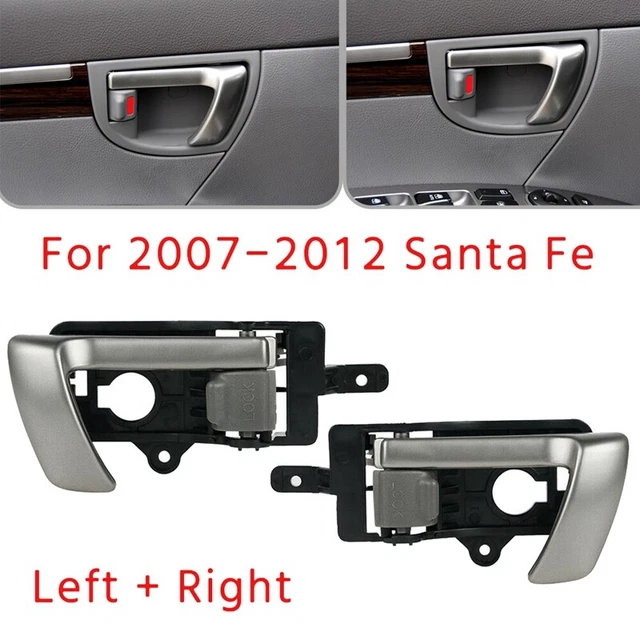 Maniglia interna TüR + lato destro per 2007-2012 Santa Fe con grigio Kno W1F8