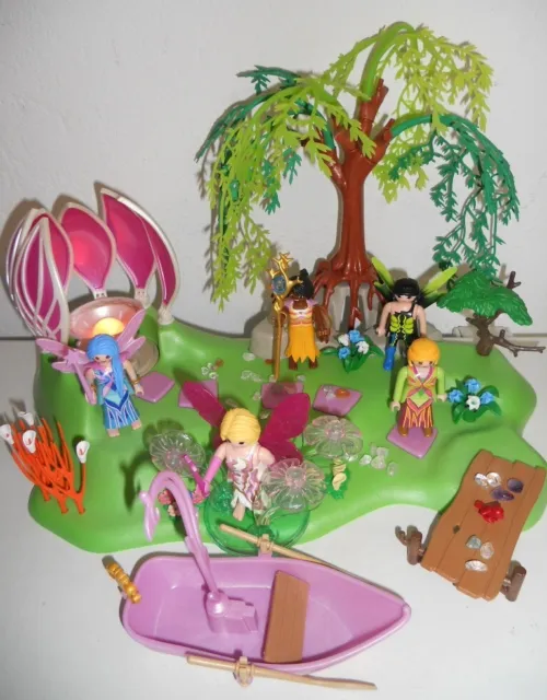 Feen Insel mit leuchtenden Edelstein Brunnen ++++ Magic ++++ Fairy +++ Playmobil
