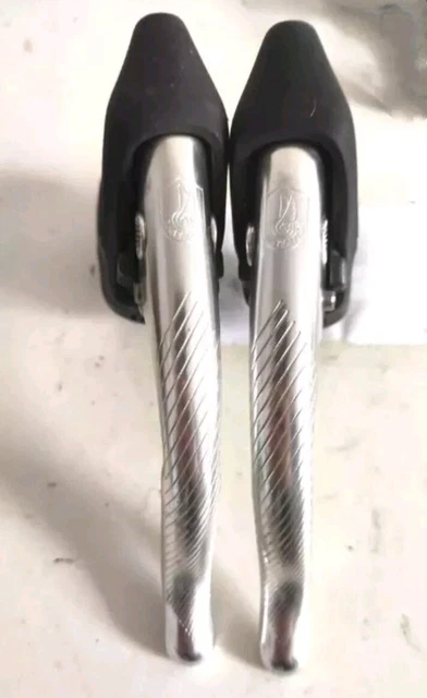 Manettes Campagnolo C Record 8 Vitesses – Courbées, Alu, Pour Colnago C40