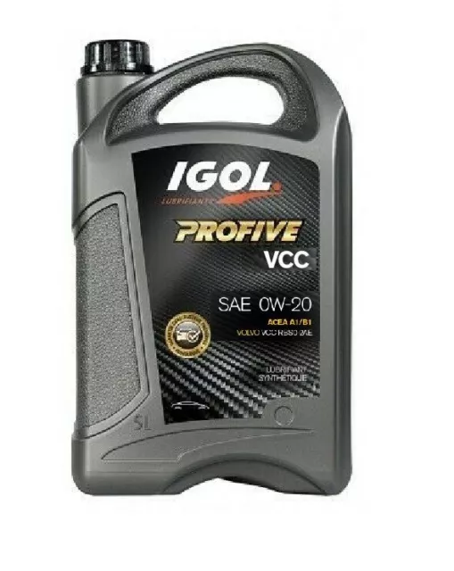 5 litres Huile IGOL Profive VCC A1/B1 C5 0W20   Volvo VCC RBS0-2AE