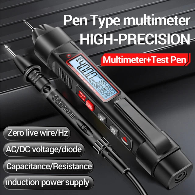 A3009 Mini Digital Multimeter Pen Smart Voice Broadcast Tester Meter DC/AC Tools | UK
