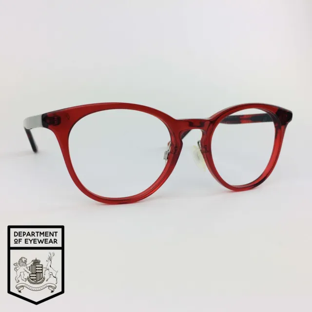 SPECSAVERS eyeglasses TRANSLUCENT RED ROUND glasses frame MOD: FULU 30776784