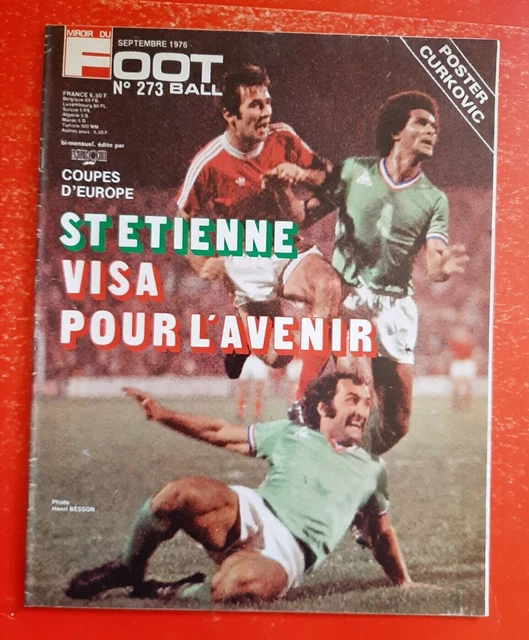 Miroir Du Football N°280 – Décembre 1976 – Saint-Étienne, Nantes, Nice