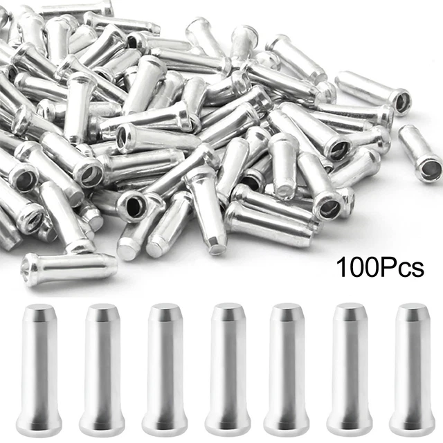Capuchon de câble de vélo manche ligne intérieure 100 pièces poids brut 5 gr