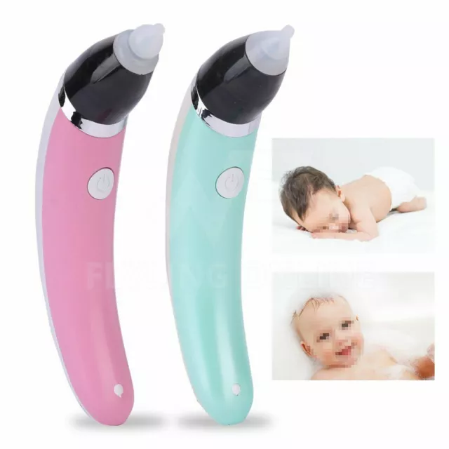Baby Nasal Aspirator Electric Safe Hygienic Nose Cleaner Snot Sucker For Newborn 2