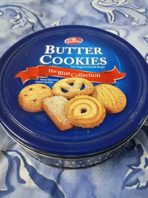 SCATOLA BISCOTTI DI latta butter cookies vintage da collezione EUR