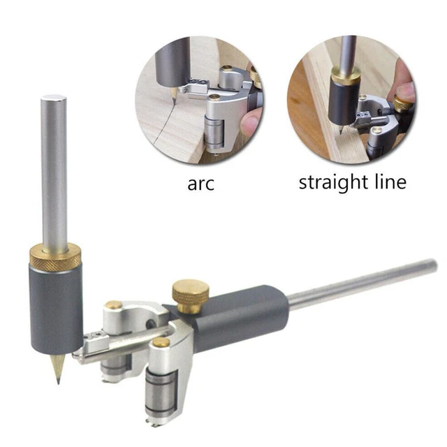 Wheel Marking Precision Linear Arc Dual-purpose Scriber Line Draws Parallel V2W8