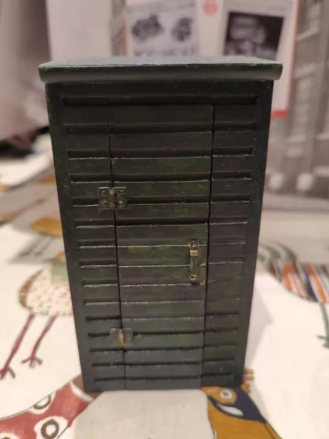 Dolls House Tool Shed Painted Green