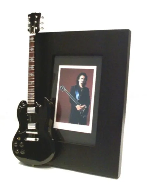 TONY IOMMI Miniature Guitar Frame Black Sabbath