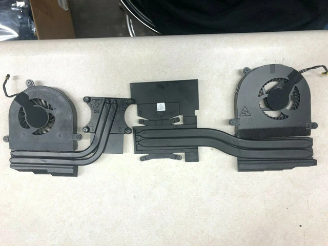 DELL ALIENWARE 17 Thermal Cpu Graphics Cooling Heatsink Fan Assembly ...